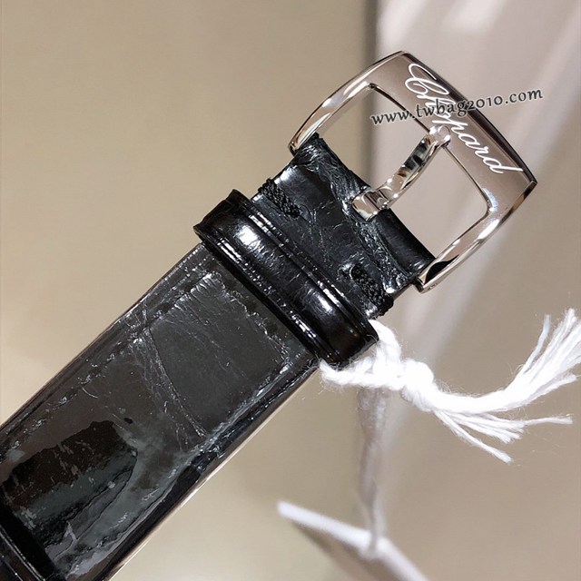 蕭邦情人限量版-躍動的心石英鱷魚皮女士腕表 蕭邦快樂鑽系列女表  gjs2233